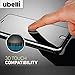 [3-PACK] Ubelli for iPhone 8 Plus / 7 Plus / 6 Plus [Tempered Glass] Screen Protector 0.3mm Ultra Thin 9H Hardness 2.5D Round Edge with Lifetime Replacement Guarantee