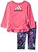 adidas Baby Girls' Long Sleeve Top and Legging Set, Ultra Pop Adidas, 12 Months
