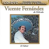 Disco de Vicente Fernández: «De Pelicula: El Tahur» (Anverso)