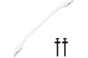 LXun Upgraded 316443601 Oven Door Handle Replacement Compatible with Kenmore Electrolux Frigidaire Electric Range Oven Stove Handle Comes with 2pc 316433300 Oven Door Handle Screws