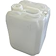 CHEMSTREAM | 5.3 Gallon Tighthead Container with 70MM Cap | Carboy | Hedpack | Water Storage Container | Includes (1) Container with Cap (Clear/Natural)