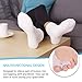 Bunion Corrector Relief Gel Toe Separator for Hammer Toe with Forefoot Pads Cushion, Silicone Toe Straightener Spacer Hallux Valgus for Men and Women, Easy Wear in Shoes (1 Pair with Pads)