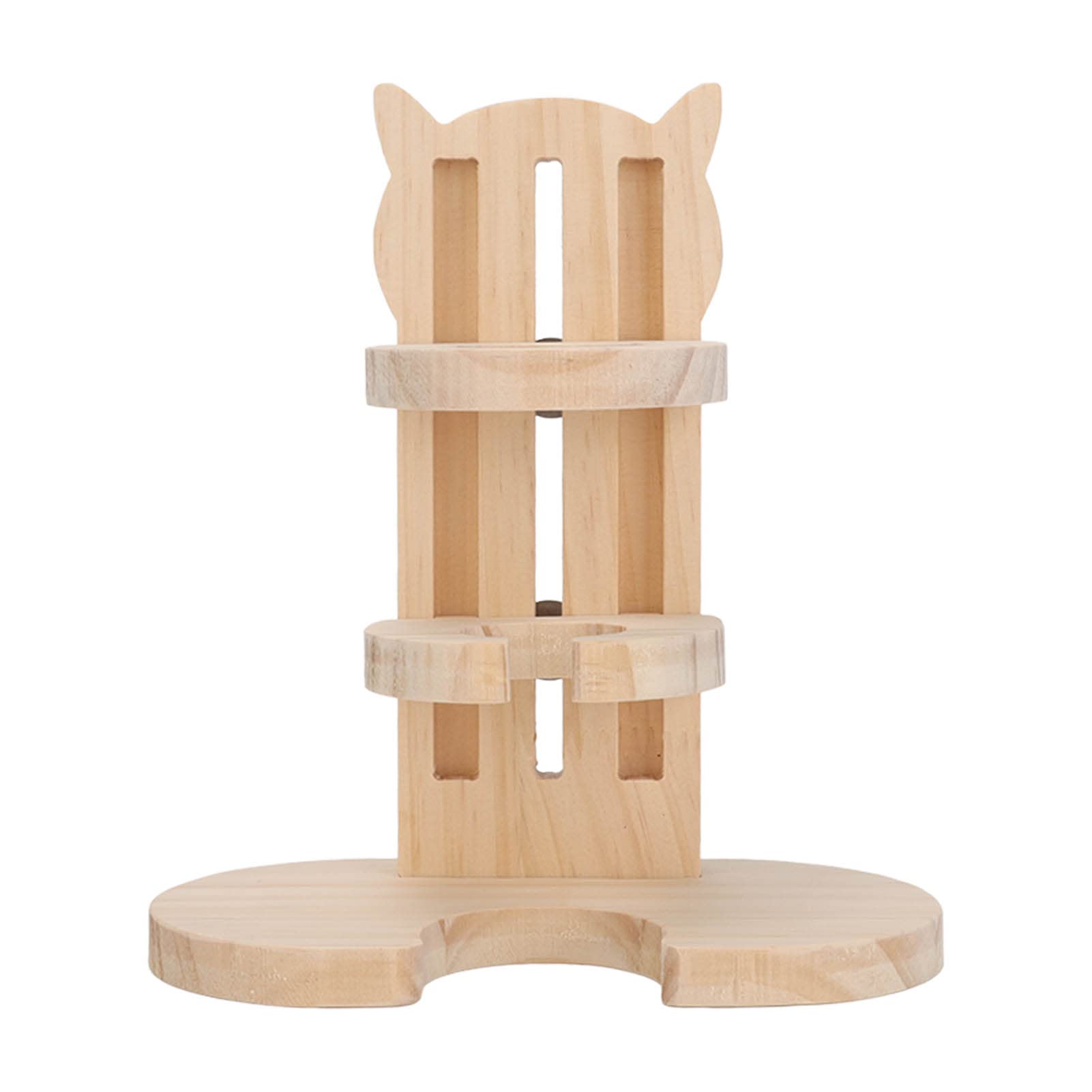 Hanging Water Bottle Holder Stand, Hamster Water Bottle Wooden Stand for Mice Gerbils Guinea Pig