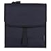 Lilly.E Black Foldable Insulated Lunch Bag – Large Capacity Tote With Zip Closure – Collapsible Lunch Box For Food & Drinks – Portable Picnic Bag For Camping, Sport Games & Beach Trips