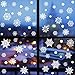 260 pcs Christmas Window Clings Decal Stickers - Xmas Holiday Christmas Winter Wonderland Decorations Ornaments Party Supplies (8 Sheets)
