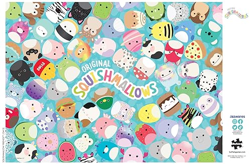 Buffalo Games - Squishmallow - Squishmallow Friends - 1000 Piece Jigsaw Puzzle for Adults Challenging Puzzle Perfect for Game Nights