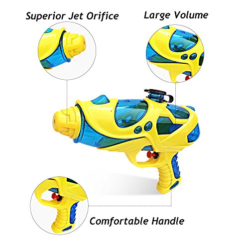 Weoxpr 2 Pack Water Squirt Gun, Water Gun for Kids Girls Boys Water Fight, Water Gun Toys, Summer Beach Pool Lawn Squirt Water Games