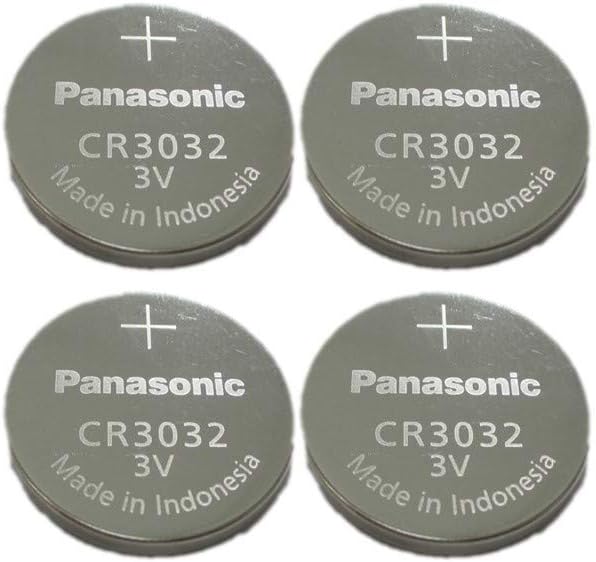 4Pack Panasonic Battery, Lithium Button Cell Cr3032 Cr 3032 BigaMart