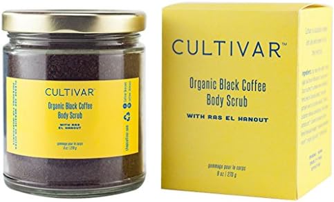 CULTIVAR Organic Black Coffee Body Scrub with Ras el Hanout 9 oz