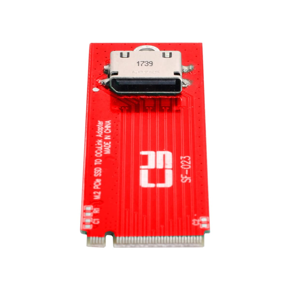 CY Adapter PCI-E 4.0 M.2 M-key to Oculink SFF-8612 SFF-8611 Host Adapter for PCIe Nvme SSD 2260