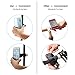 Reserwa Bike Phone Mount with Quick On Off Mount 360 Degree Rotation Motorcycle Phone Mount for Handlebars Bike Phone Holder with One-Button Released for iOS Android Phone GPS Other Devices (Black)