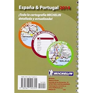 Spain and Portugal 2014 Mini-atlas (Michelin Tourist and Motoring Atlas)