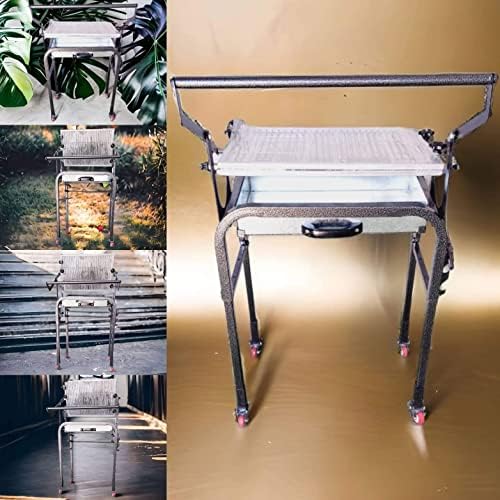 Barbeque Charcoal Grill with mechanism 40 * 60 * 90 from Farhan Steel Easy to Use with cover for