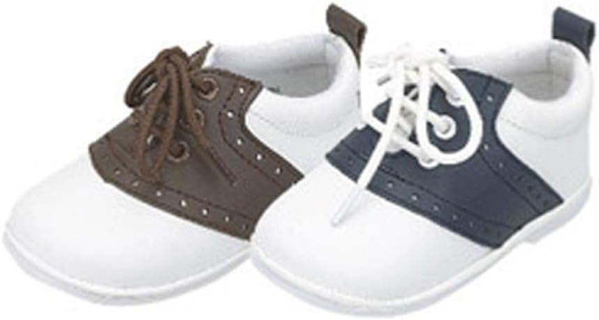 Toddler Boys Black White Lace Up Trendy Saddle Shoes Size 7