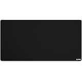 Glorious Gaming Mouse Mat/Pad - Large, Wide (XXL Extended) Black Cloth Mousepad, Stitched Edges | 18inx36in (G-XXL)