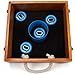 GSE Games & Sports Expert Premium Oak Wood Washer Toss Game Set with 8 Washers with Bottle Opener for Adults and Family. Portable Outdoor Game for Lawn, Beach, Backyard, Pitching, Tailgating, Camping