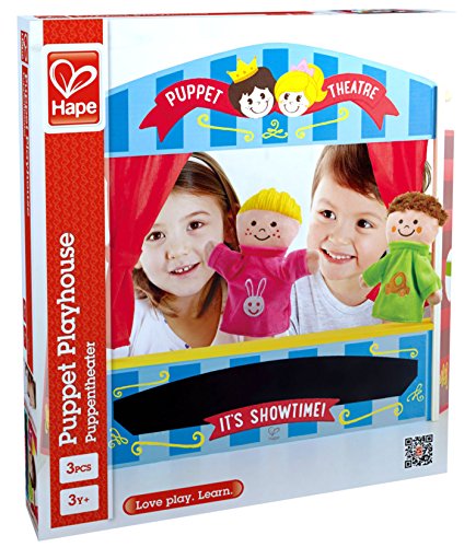 2 Hape+Wooden+Puppet+Playhouse+Accessories