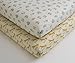 Cuddles & Cribs 1 Pack GOTS Certified Organic Cotton Fitted Crib Sheet - Yellow, Giraffe