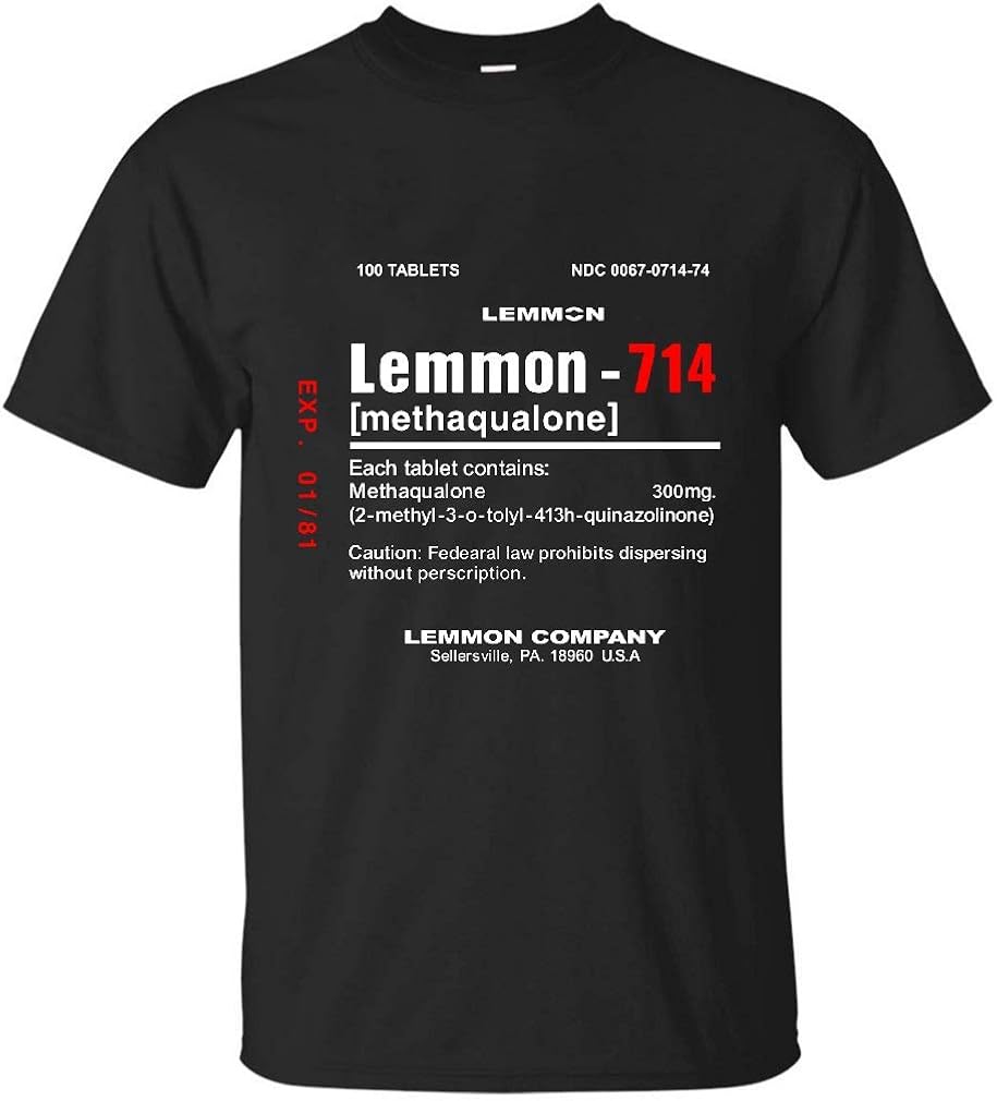 Lemmon 714 Quaalude from The Wolf of Wall Street Active Unisex Tee