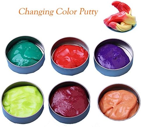 Putty Slime Toy 2 Ounce Bouncing Playdough Temperature Sensor Color Changing Creative Toy for Adults,Kids