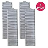 Crucial Vacuum Replacement Filter Part Compatible with Bissell Filter Style 8 & 14, Part 3091 2038093 203-6608 470856 FX HVF090-HEPA Style, Fits Vacs Momentum Velocity Bagless Upright, Bulk (4 Pack)