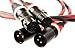BETTERCABLES.COM Silver Serpent Anniversary Edition Red/Black Balanced XLR Audiophile Audio Cables (Pair - 2 Cables) - High-End, High-Performance, Silver/Copper Hybrid, Low-Capacitance - 3 Feet