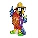 Exhart Garden Sculpture, Solar Party Parrot Garden Statue, LED Eyes, Outdoor Lawn and Yard Decoration, 11 x 5.5 x 15 Inch