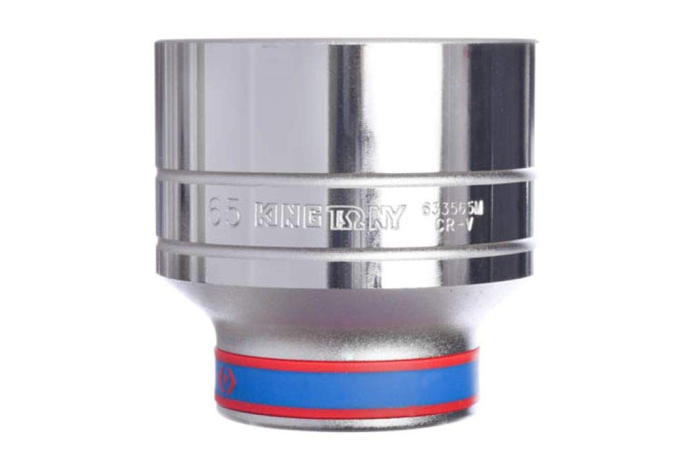 KING TONY 633565M Socket 3/4" Hexagonal 65mm for DIYers & Professionals, Ideal for Repair and Installation tasks, 65mm