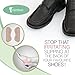 Mintfoot Leather Heel Grips - 10 Pieces - Shoe Liners for Women & Men - Heel Snugs to Stop Blisters & Cuts