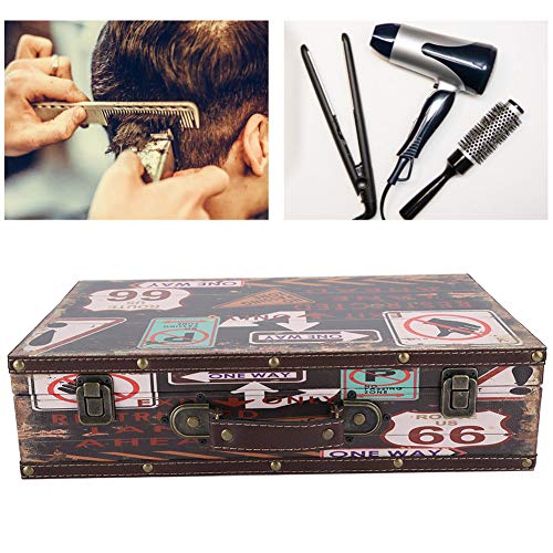 Hairdressing Bag, Portable Hairdressing Tool Storage Box Comb Hair Clipper Curling Ion Organizer Case for Hair Stylist