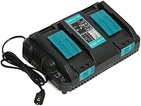 Surepp 18V Lithium-Ion 4A Dual Port Battery Charger DC18RD Compatible with All Makita 18V Lithium-Ion Battery BL1860 BL1815 BL1430 BL1450 BL1440 BL1850