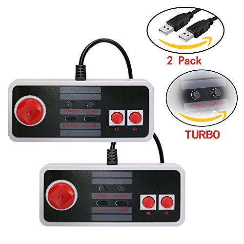 Nes turbo controller Classic USB Super Nintendo Game Controller USB Gamepad Joystick for Windows PC