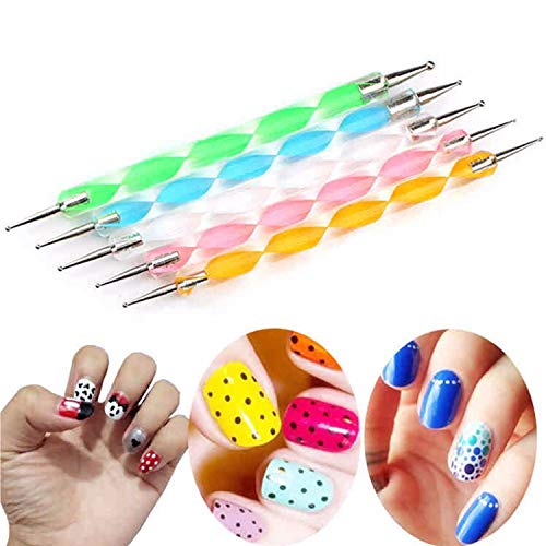 Mandala Art Tools,Mandala Painting Dotting Stencil 25PCS Mandala Painting Dotting Tools with Dotting Rods Ball Stylus Pens Stencils Paint Tray Brushes for Furniture Wood Canvas Rocks Fabric Wall Art