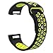 SWEES Silicone Sport Bands Compatible Fitbit Charge 2, Breathable Sport Replacement Bands with Air Holes Small & Large (5.7