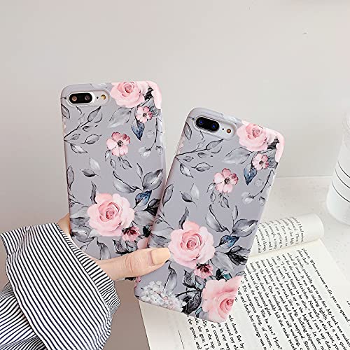 Iphone 8 Plus 7 Plus Case For Girls Yelovehaw Flexible Soft Slim Fit Full Around Protective
