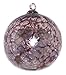 Friendship Ball Amethyst Web Design 4 Inch Kugel Iridized Witch Ball by Iron Art Glass Designs