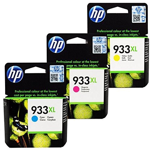 HP 933XL High Yield Officejet Ink Cartridges SET (Cyan/Magenta/Yellow)