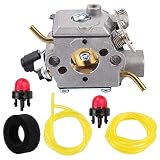 Fuel Li Carburetor for Craftsman 316791860 316791890 316791900 316791920 Trimmer Walbr WT-798-1 MTD 753-05215 with 791-180350B Air Filter Kit