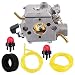 Fuel Li Carburetor for Craftsman 316791860 316791890 316791900 316791920 Trimmer Walbr WT-798-1 MTD 753-05215 with 791-180350B Air Filter Kit