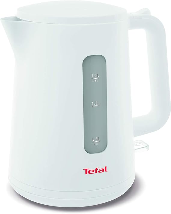 TEFAL Element 1.7 Litre Electric Kettle, White, Plastic, Stainless