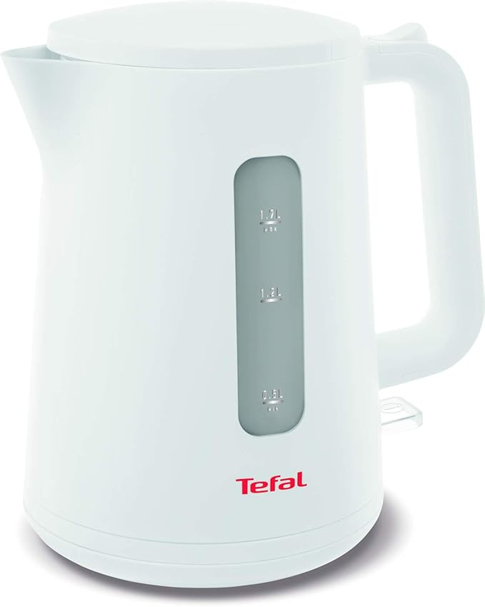 TEFAL Element 1.7 Litre Electric Kettle, White, Plastic, Stainless