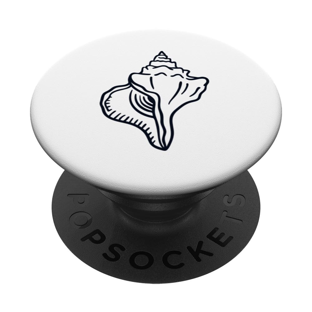 Logo Emblem Bivalvia Shell Shelling Bag Seashell Collecting PopSockets Swappable PopGrip
