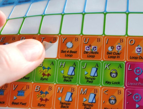 NATIVE INSTRUMENTS TRAKTOR SCRATCH PRO KEYBOARD STICKER