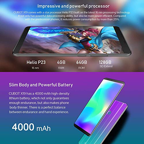 image for 4G Unlocked Smartphone, CUBOT X19 Android 9.0 Phones Unlocked with 5.9