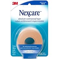 Nexcare Absolute Waterproof Tape, 1.5 in x 180 in (38.1 mm x 4.6 m), 1 Roll