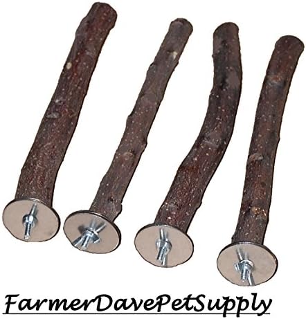 FarmerDavePetSupply 4 Apple PET Chews & Bird PERCHES, 3/4 x10