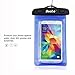 Becko Blue Waterproof Case Touch Responsive Front and Back, Wallet, Dry Bag, Pouch for 4.7