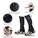 IDAND Leg Gaiters for Hiking Waterproof Snow Boot Gaiters Anti-Tear Oxford Fabric Snow Shoes for Outdoor Hiking Walking Hunting Climbing Mountain