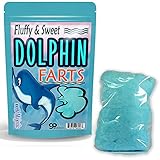 Dolphin Farts Cotton Candy – Cotton Candy Gag Gifts – Silly Stocking Stuffers – Funny Cotton Candy – Dolphin Gifts by Gears Out