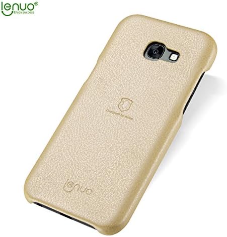 Samsung Galaxy A7(2017) Case - Ultra-Thin Soft PU Leather Flocking Lining Back Shell Case Cover for Samsung Galaxy A7(2017)(Gold)